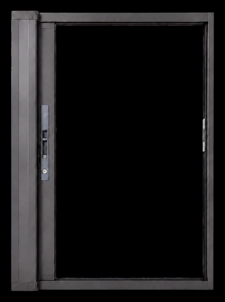 Premium retractable insect mesh frame with integrated lock