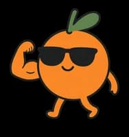 Premium Collection Tangerine mascot